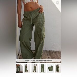 Aerie High Waisted Go-For-It Baggy Cargo Pant